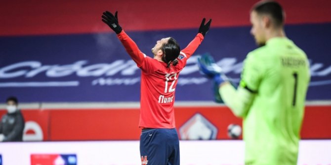 Yusuf attı, Lille liderliğe tırmandı