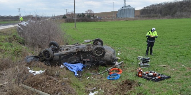 Tekirdağ’da feci kaza