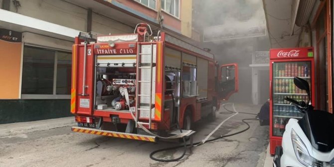 Kilis’te iş yerinde yangın