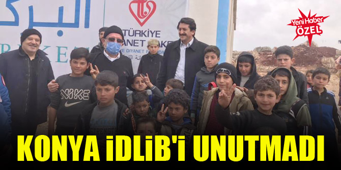 Konya bu kış da İdlibli kardeşlerini unutmadı