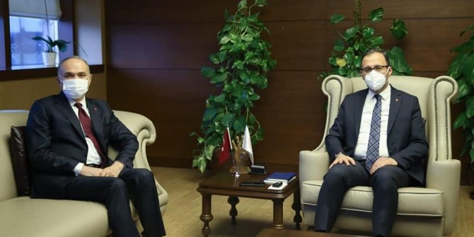 Bakan Kasapoğlu ile spor kompleksi için görüşme sağlandı
