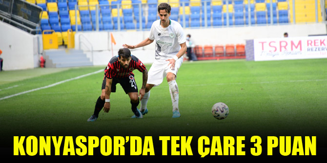 Konyaspor’da tek çare 3 puan