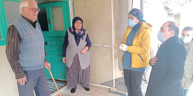 Hüyük’te 75 yaş üstü 800 kişiye Covid-19 aşısı