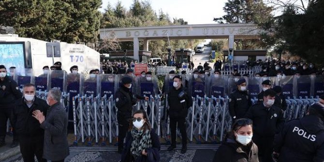 Boğaziçi Üniversitesindeki eylemler devam ediyor