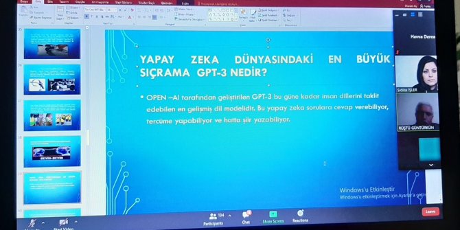 Konya Öğretmen Mektebi'nde "Yapay Zekanın Gelişimi ve Uygulama Alanları" konuşuldu