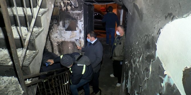 7 katlı binada yangın paniği: Binadaki 30 kişiyi itfaiye tahliye etti