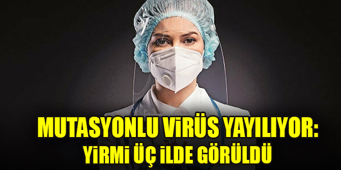 Mutasyonlu virüs yayılıyor: Yirmi üç ilde görüldü