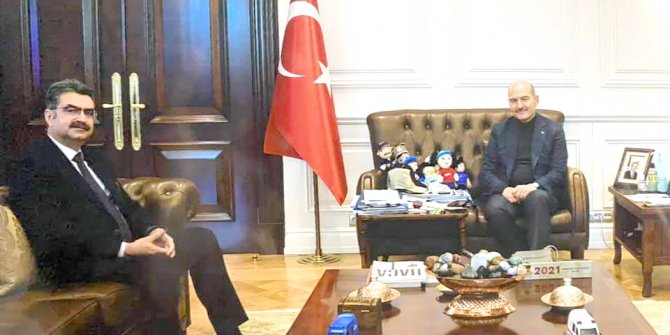 Bakan Soylu Orhan Erdem’i misafir etti