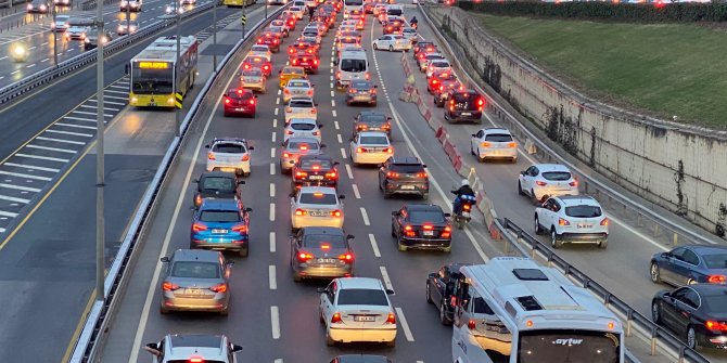 15 Temmuz Şehitler Köprüsü'nde trafik yoğunluğu