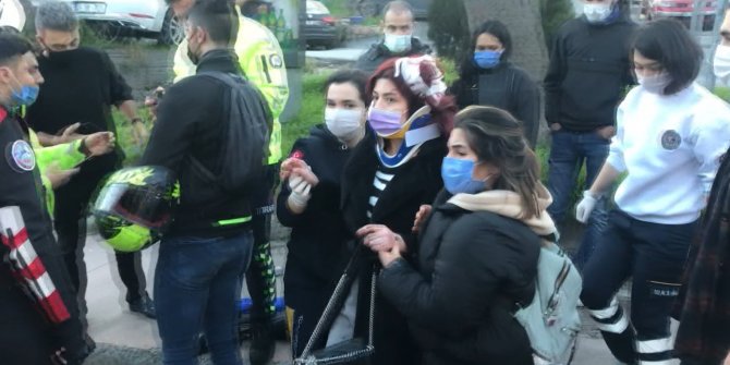 Taktığı kask hayatını kurtardı