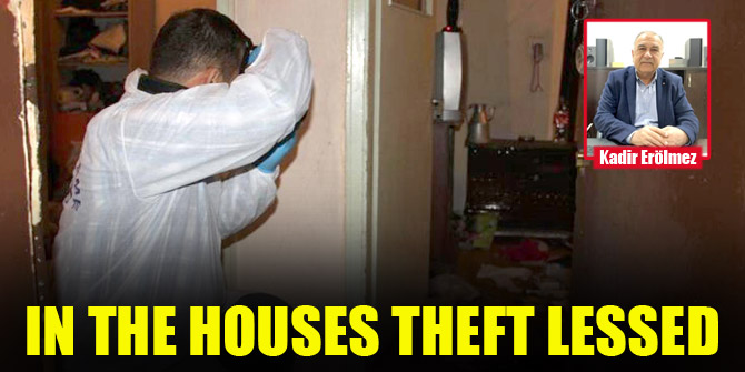 Theft in homes has decreased