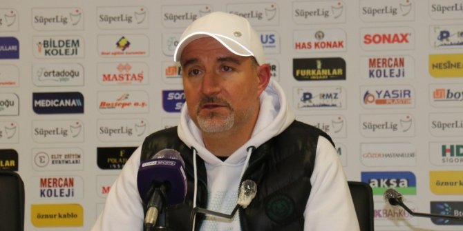 Konyaspor bu oyunla alınan puandan memnun