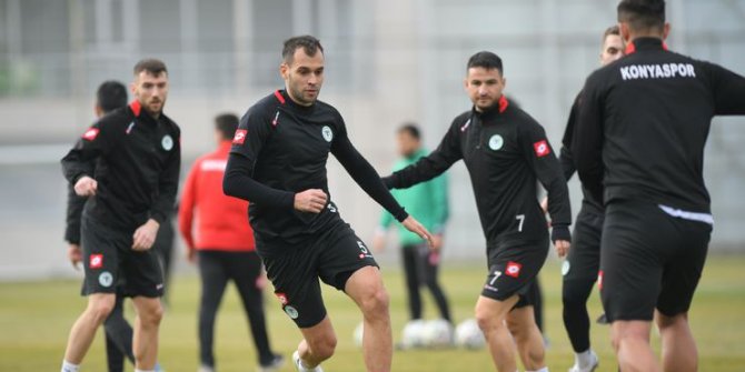 Konyaspor, Gaziantep maçı hazırlıklarını tamamladı