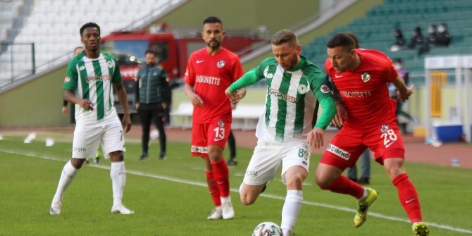 Süper Lig: Konyaspor: 0 - Gaziantep FK: 0 (İlk yarı)