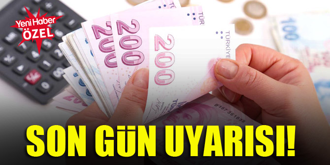 Yapılandırmada son gün uyarısı!