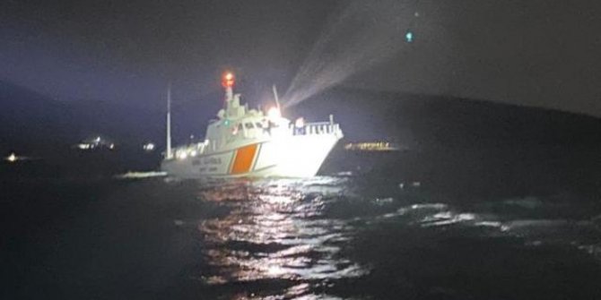 Gökçeada'da tekne alabora oldu