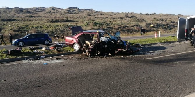 Feci kaza: 2 ölü, 4 yaralı