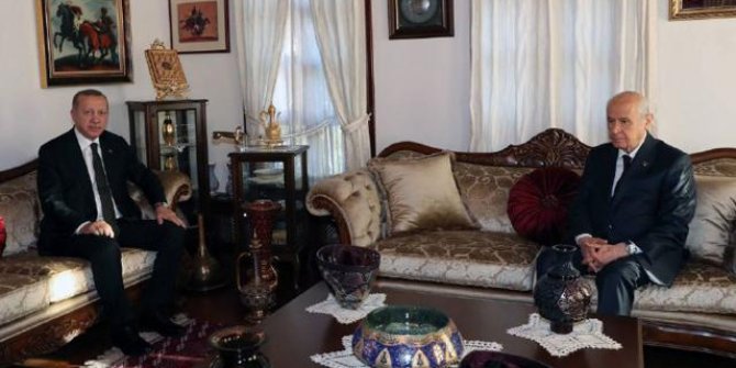 Cumhurbaşkanı Erdoğan'dan Bahçeli’ye sürpriz ziyaret
