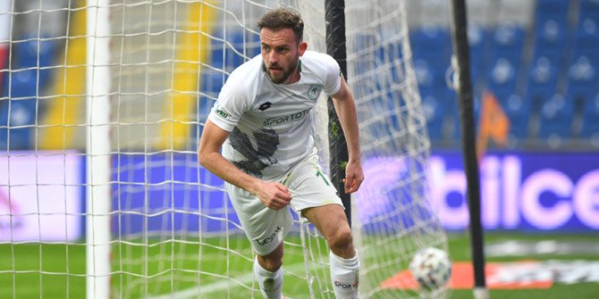 Konyaspor’da Cikalleshi yükselişini sürdürüyor