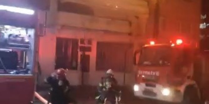 Piknik tüpü patladı, depo alev alev yandı