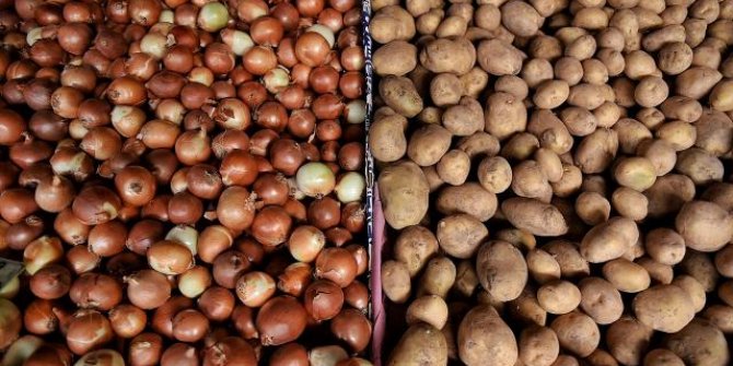 Türkiye 2020’de 124 bin ton patates, 220 bin ton soğan ihraç etti