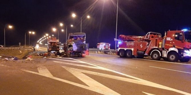 Polonya’da yolcu otobüsü kaza yaptı: 6 ölü, 41 yaralı