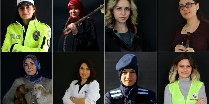 Kadınlar pek çok iş kolunda alın teri döküyor
