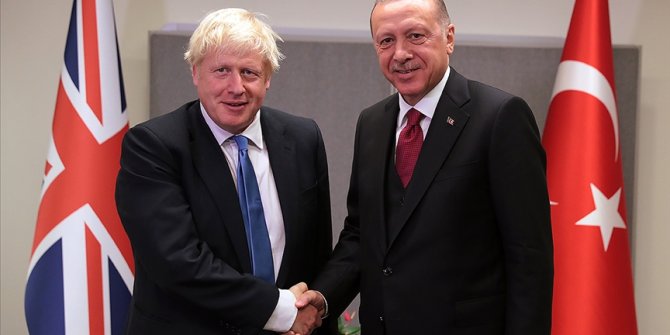 Erdoğan ile Johnson görüştü