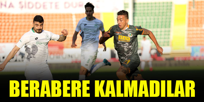 Konyaspor ile Alanyaspor rekabetinde beraberlik yok