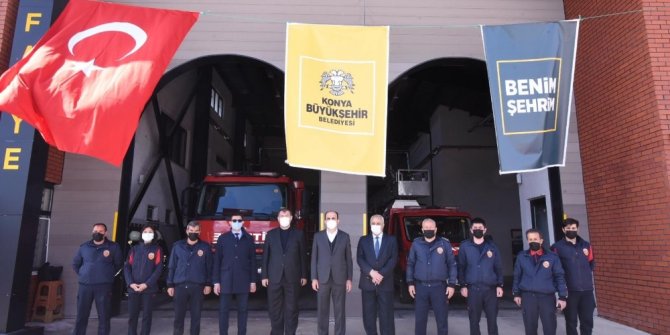 Çumra İtfaiye Merkezi açıldı