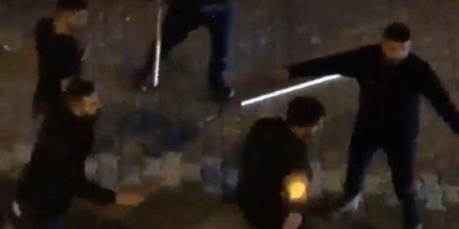 Önce iş yeri bastılar sonra polise saldırdılar