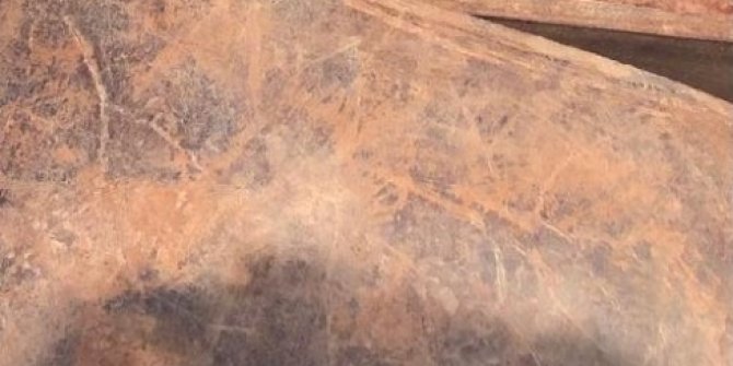Şüpheli araçtan 1700 yıllık kitabe çıktı