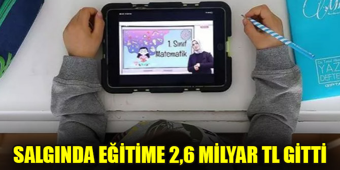 Salgında eğitime 2,6 milyar TL gitti