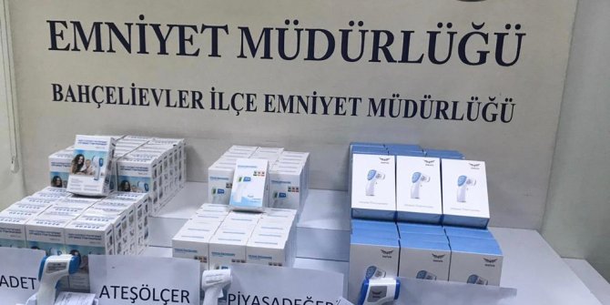 7 bin 500 ateş ölçüm cihazı çalan 3 şüpheli yakalandı