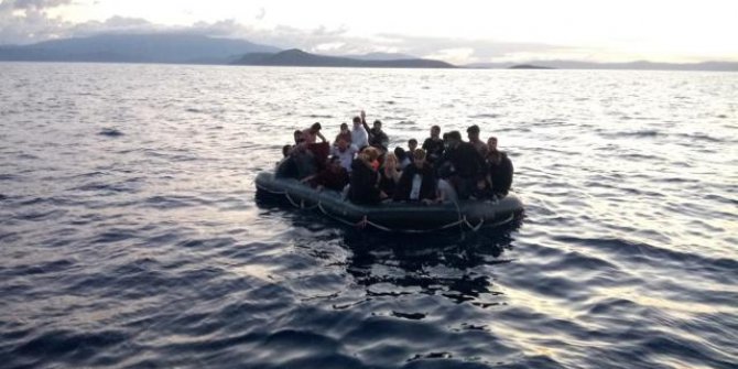48 düzensiz göçmen kurtarıldı