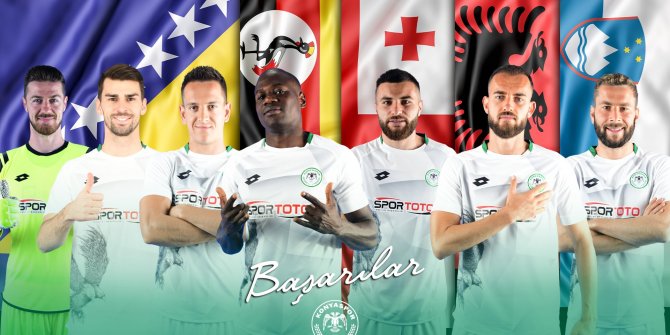 Konyaspor'un 7 oyuncusuna milli davet