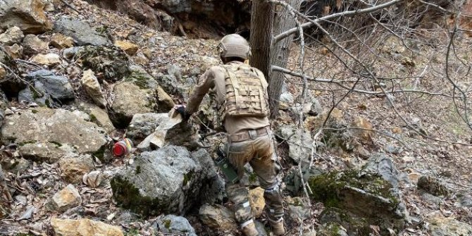 Teröristlerin kırsaldaki inlerine operasyon
