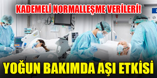 Kademeli normalleşme verileri! Yoğun bakımda aşı etkisi