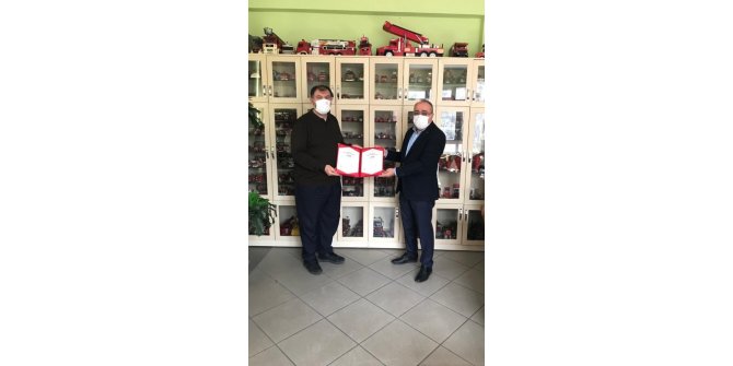 Konya itfaiyesi Covid-19 Güvenli Hizmet Belgesi alan ilk teşkilat oldu