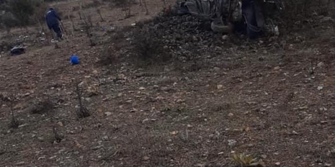 Şarampole uçan araçta 2 kişi öldü