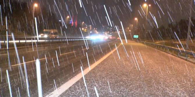 İstanbul'da kar yağışı