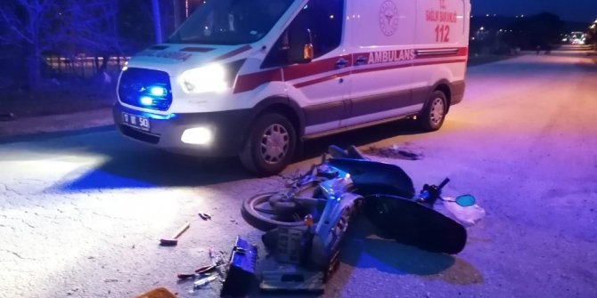 Trafik kazası: 1 yaralı