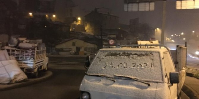 Kar yağışı etkili oldu