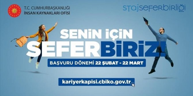 'Staj Seferbirliği' programına rekor başvuru