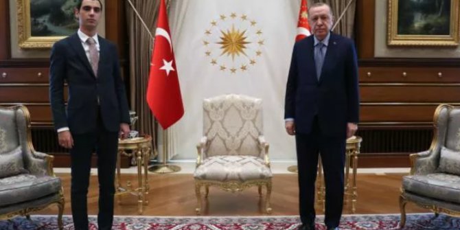 Başkan Erdoğan, Muhsin Yazıcıoğlu'nun oğlunu kabul etti
