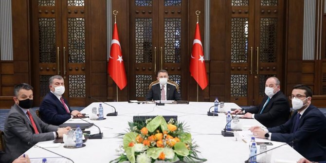 Cumhurbaşkanlığı'nda 'yerli aşı' toplantısı