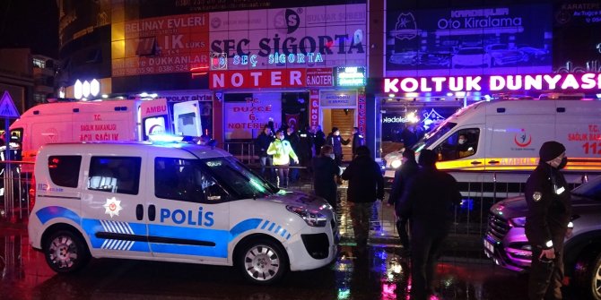 İnşaatta1 kişiyi bıçakla, 4 kişiyi de silahla yaraladılar