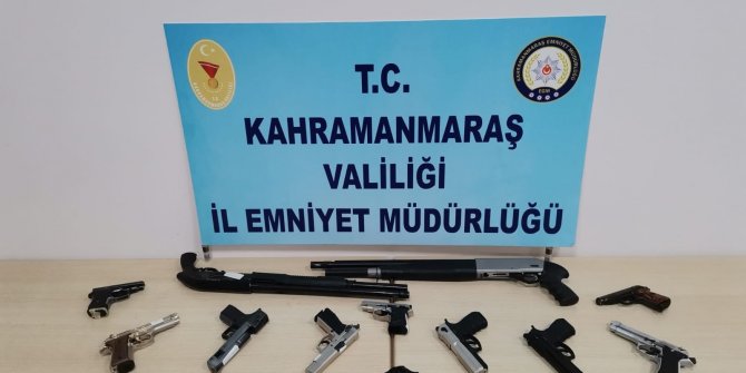 19 silah ele geçirildi