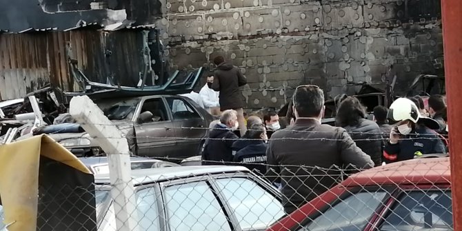 Yangında bir kişinin cansız bedenine ulaşıldı