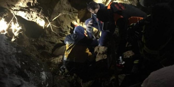 Göçük altında kalan kişi hayatını kaybetti